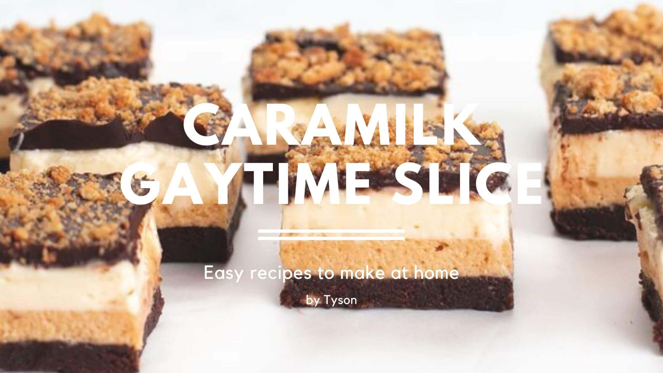 caramel slice recipe