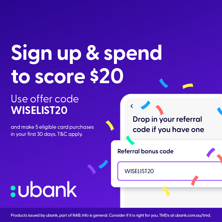 Ubank: score a $20 bonus when you sign up