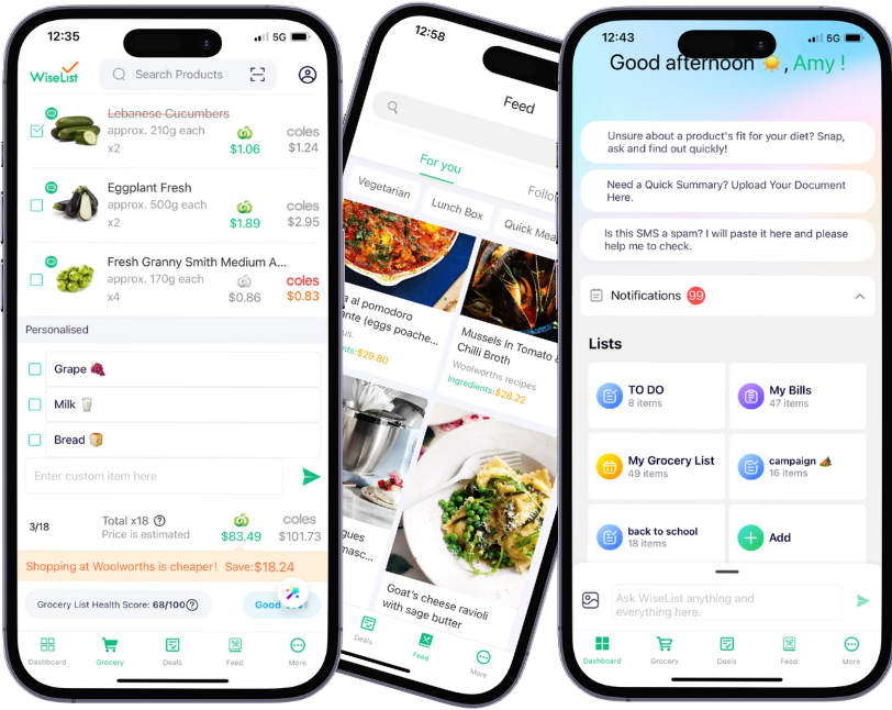 wiselisthomepage2 Grocery & SuperMarket Price Comparison App WiseList