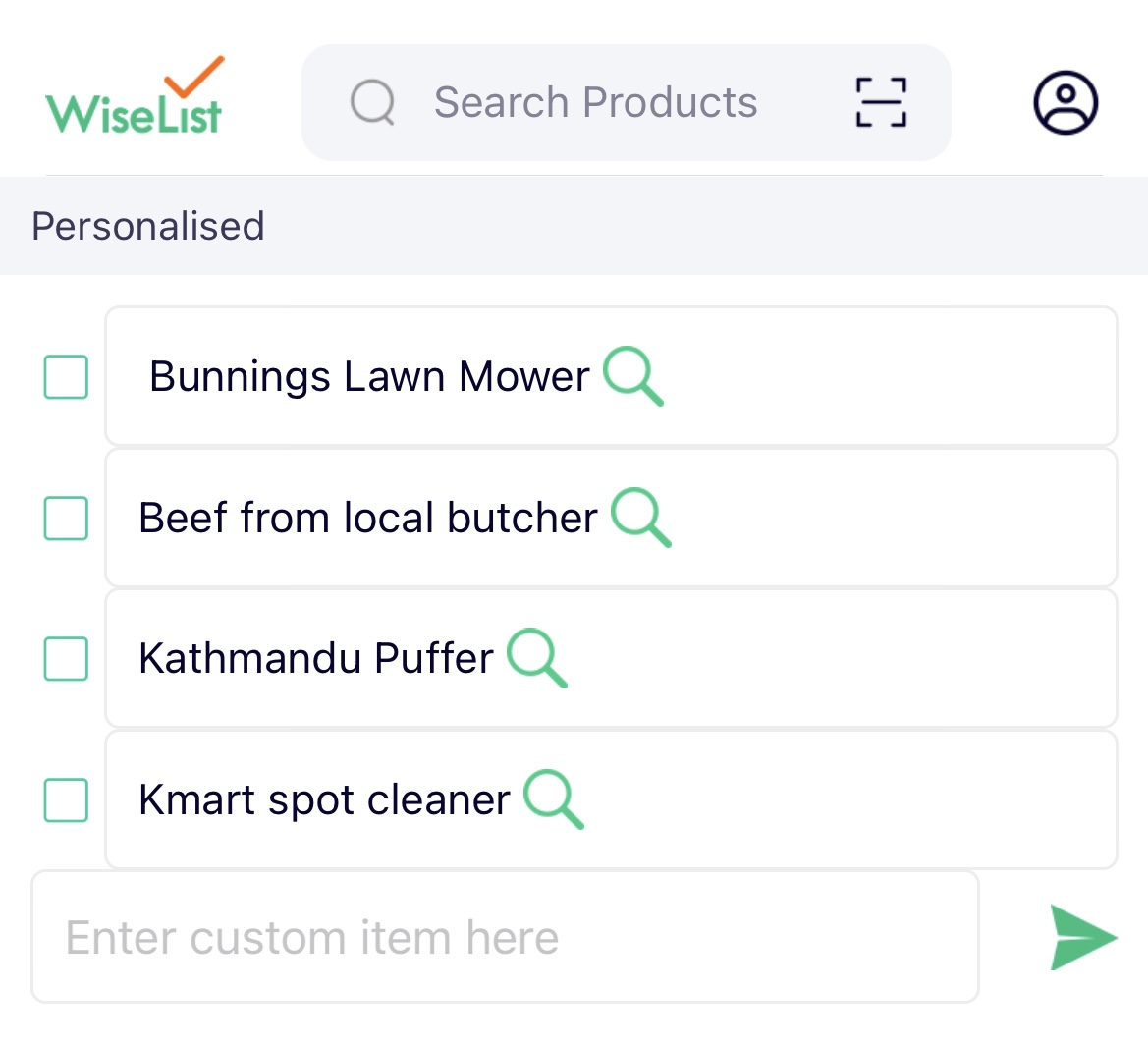 personalised-list custom list